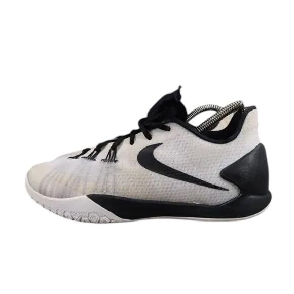 Nike Shoes Mens 5 Athletic Trainers Hyperchase TB Sneaker Basketball White Black - Picture 3 of 13